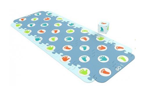 Tapis puzzle evolutif 3 jeux en 1 en mousse - grand format 120x150cm - 66 pieces