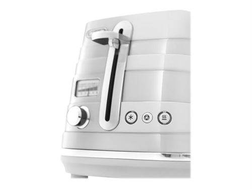 De'Longhi Avvolta CTA 2103.W - Grille-pain - 2 tranche - 2 Emplacements - blanc