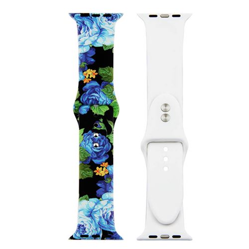 Bracelet de montre en silicone coloré pour Apple Watch Series 6/ SE/ 5/ 4 44mm - Multicolore#28(Taille L)