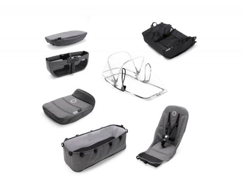 Bugaboo - Bugaboo Donkey2 style set GRIS CHINÉ