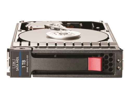 HPE - Vaste schijf - 1 TB - 3.5 LFF - SATA 3Gb/s - 7200 tpm - voor Modular Smart Array 1040, 2040, P2000, P2000 3.5-in, P2000 G3