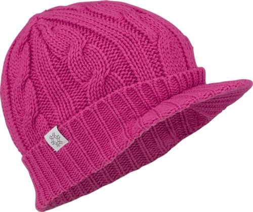 Starling Chapeau avec VALVE Cable Knit Pink Ladies ONE SIZE
