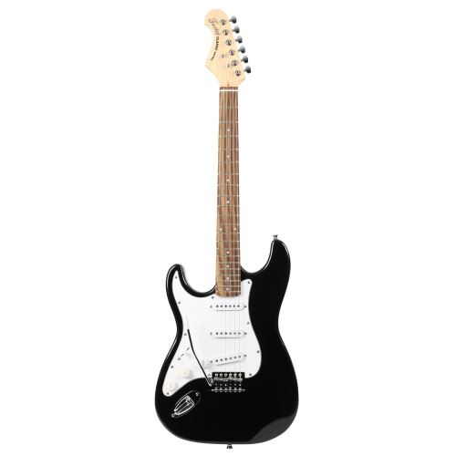 Fazley FST100BKLH guitare électrique noire pour gaucher