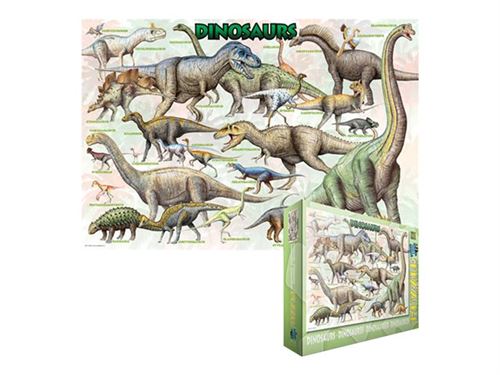 EurographicsPuzzles - Dinosaures - Période du crétacée - puzzle - 100 pièces