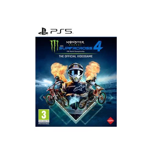 PLAION Monster Energy Supercross 4 Standard Anglais, Italien PlayStation 5