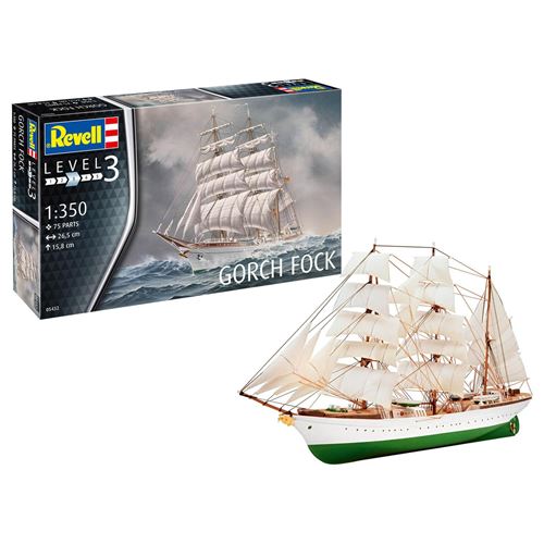 Revell Maquette Voilier Gorch Fock - 1/350 - Image 3