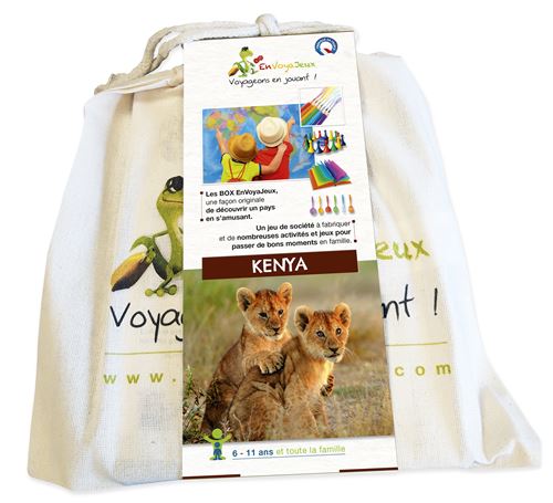 Box Kenya - Une découverte ludique et éducative du Kenya avec de nombreuses activités - EnVoyajeux