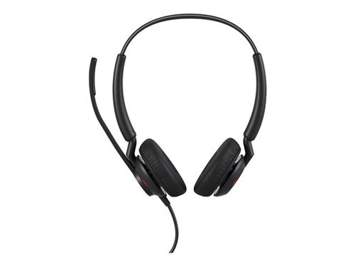 Casque filaire USB-A - Jabra Engage 40 Link MS St&eacute;r&eacute;o - Noir