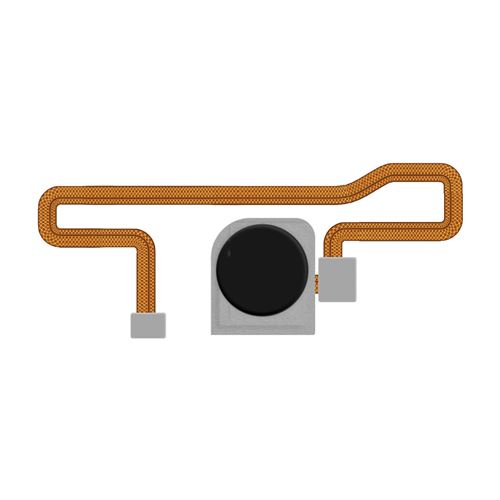 Bouton Home pour Honor 7A de Remplacement avec Nappe de connexion Noir Clappio