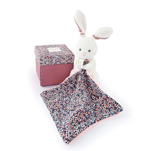 Pantin Doudou et Compagnie Lapin BOH'AIME - Rose - 12 cm