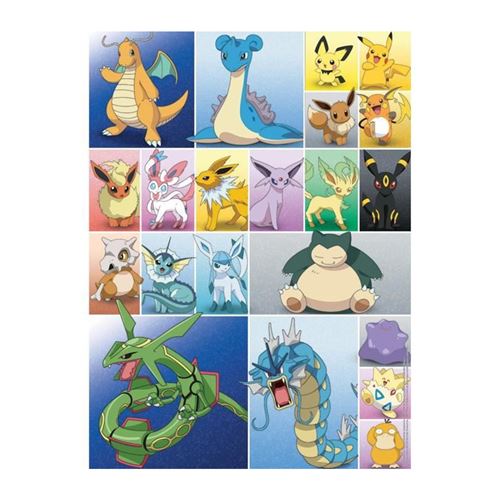 Puzzle Pokémon 2x 500 pièces - Collection de Pokémon