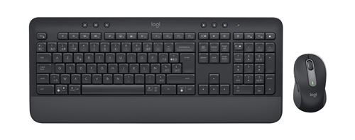 Logitech Signature MK650 Combo for Business - Ensemble clavier et souris - sans fil - Bluetooth LE - AZERTY - Français - graphite