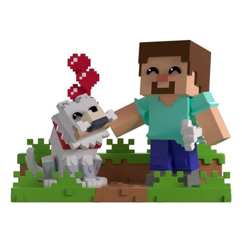 Youtoz Minecraft - Figurine Taming A Wolf 10 Cm - Image 3