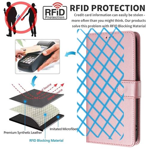 Coque Portefeuille En Cuir PU à Rayures + Lot De 2 Vitres Trempées Compatible Avec Oukitel C1 2025, Étui Fin Et Résistant, Emplacements Pour Cartes, Protection Complète