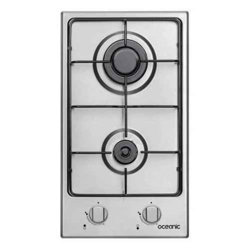 Non Communiqué Gris Plaque De Cuisson Gaz Oceanic 2 Foyers 1000 W 20 Cm