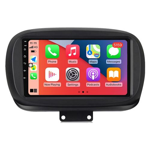 Autoradio Multimédia RoverOne CarPlay Android Auto GPS pour Fiat 500X 2014-2020