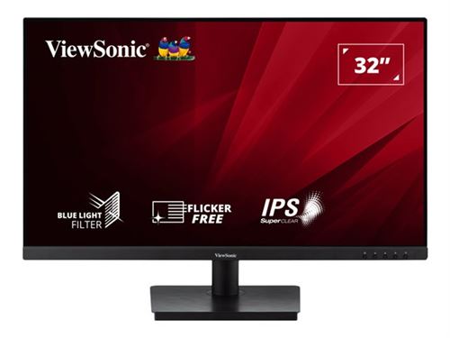 ViewSonic VA3209-2K-MHD - LED-monitor - 32" (31.5" zichtbaar) - 2560 x 1440 QHD @ 75 Hz - IPS - 250 cd/m² - 1200:1 - HDR10 - 4 ms - 2xHDMI, DisplayPort - luidsprekers