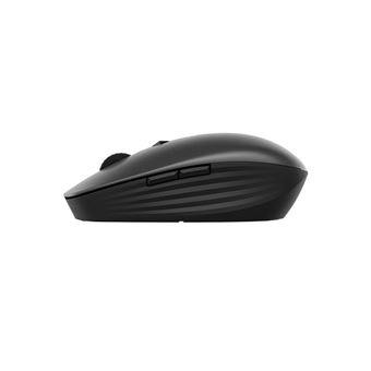 HP 715 - Muis - voor meerdere apparaten, oplaadbaar - 7 knoppen - draadloos, met bekabeling - Bluetooth 3.0, 2.4 GHz - USB draadloze ontvanger - zwart - 1