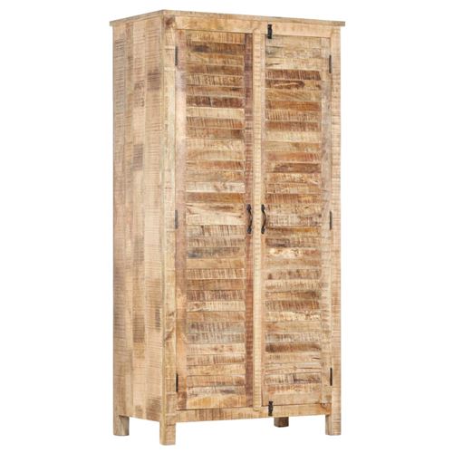 vidaXL Garde-robe 90x50x180 cm Bois de manguier solide