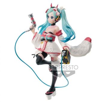 Figurine Banpresto 9574 Hatsune Miku Racing Espresto Dress and Pattern Racing Miku 2020 Kimono