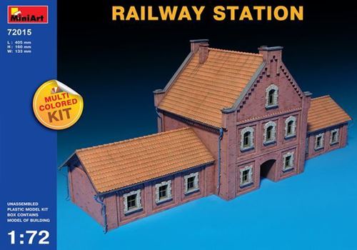 Railway Station - 1:72e - Miniart