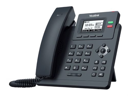 Yealink SIP-T31G - Téléphone VoIP - à 5 voies capacité d appel - SIP, SIP v2, SRTP - 2 lignes - gris classique