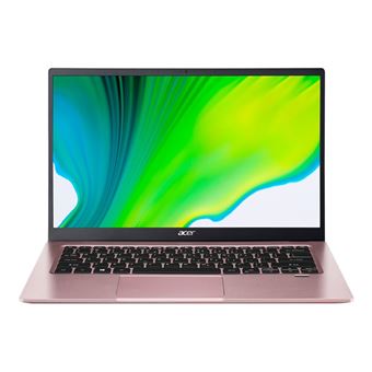 Acer Swift 1 SF114-34 - Intel Celeron - N4500 / jusqu'à 2.8 GHz - Win 11 Home in S mode - UHD Graphics - 4 Go RAM - 128 Go SSD - 14" IPS 1920 x 1080 (Full HD) - Wi-Fi 6 - rose sakura - clavier : Suisse Allemand