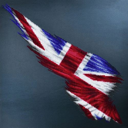 Flügel-flagge Uk, Perlenstickset - Miniart Crafts