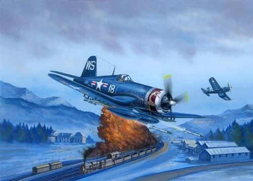  Maquette avion Hobby Boss Vought F4U-4 Corsair Late Version- 1/48 - M