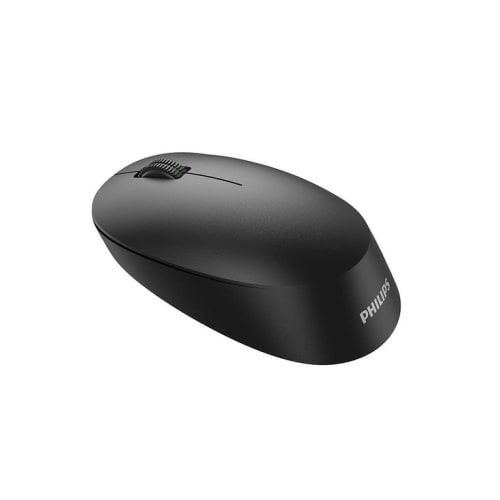 Philips SPK7307B - 3000 Series - souris - ergonomique - droitiers et gauchers - optique - 3 boutons - sans fil - 2.4 GHz - récepteur sans fil USB