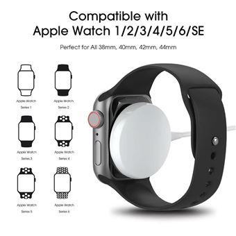 Chargeur rapide sans fil pour Apple Watch série 1 2 3 4 Câble de charge  rapide USB magnétique 38 / 42mm 1M pour chargeur iWatch - Accessoires  bracelet et montre connectée - Achat & prix