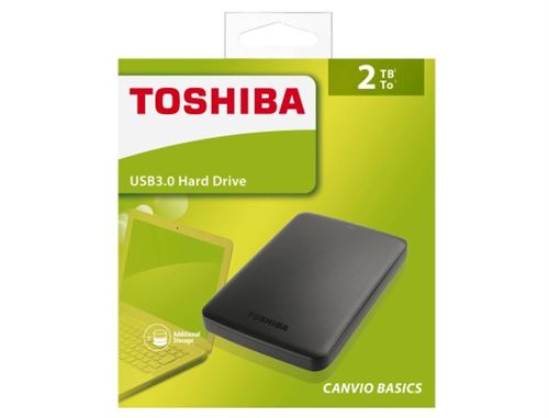 Bon plan – Le disque dur externe Toshiba Canvio Basics 2 To à 60