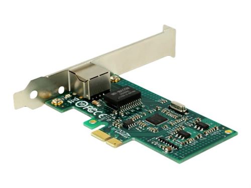 Delock PCI Express Card > 1 x Gigabit LAN - Adaptateur réseau - PCIe 1.1 profil bas - Gigabit Ethernet