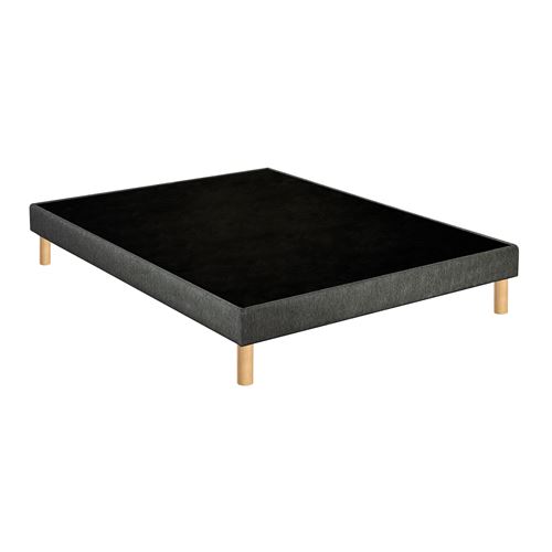 Non Communiqué Gris Sommier Déco Tapissier Unic - Merinos 2X80x200