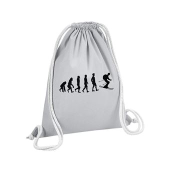 Fabulous Sac de Gym en Coton Gris Evolution Ski 12 Litres - 1