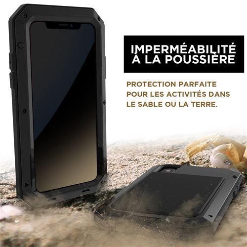 Paprikase Coque iPhone 11 Pro intégrale protection militaire - Noir