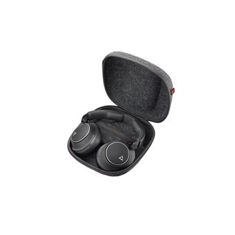 HP Poly Voyager Surround 80 UC - Voyager Surround 80 series - micro-casque - circum-aural - Bluetooth - sans fil - Suppresseur de bruit actif - USB-C via un adaptateur Bluetooth - noir - certifié pour Microsoft Teams Open Office - 1