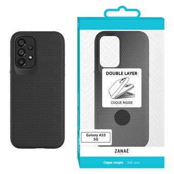Coques Double Layer pour Samsung Galaxy A53 5G Noir - 1