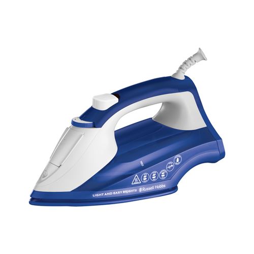 Russell Hobbs Light & Easy Brights 26483-56 - Fer à vapeur - semelle : céramique - 2600 Watt - saphir