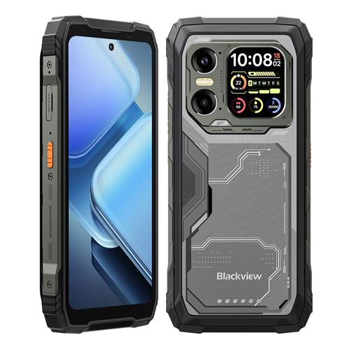 Smartphone Blackview XPLORE 1 Noir : 6.78 FHD+,36Go+256Go, 20000mAh, Android 15,Empreinte digitale, Dual SIM 5G,NFC,GPSTéléphone Portable-640g