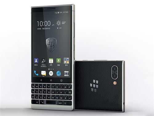 Smartphone BlackBerry KEY2 Double SIM 6 / 64 GO - Nano SIM - 4.5 - 1620x1080 - 12 Mpx + 12 Mpx - Argent