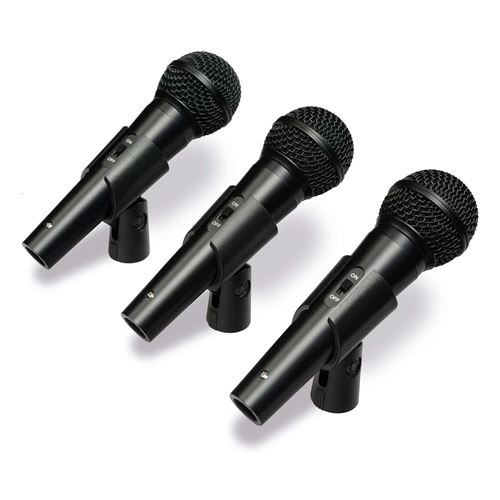 Woodbrass Pack De 3 Microphones Dynamiques Mm5s - Image 2