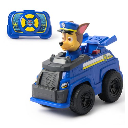 Non Communiqué Noir Et Bleu Voiture De Police Rc Spin Master Paw Patrol Chase Led Rouges