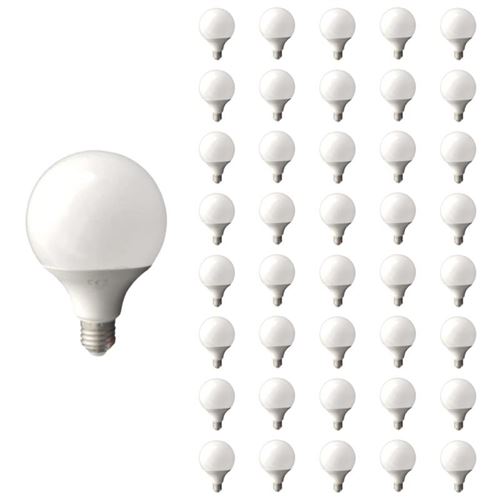 Ampoule LED E27 12W 220V G95 300° Globe (Pack de 40) - Blanc Froid 6000K - 8000K - SILAMP