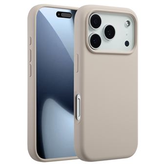 Accezz Coque Liquid Silicone avec MagSafe pour  iPhone 17 Pro - Stone - 1