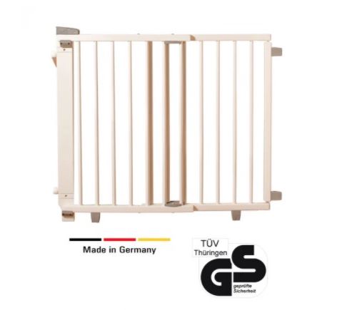 Geuther Barriere bois pivotante escalier 67 a 107 cm Couleur Blanc