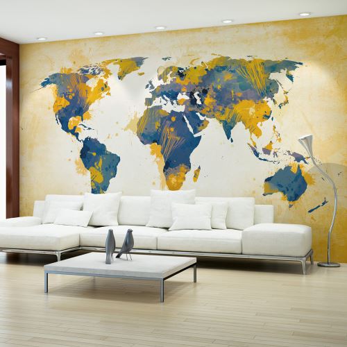 Papier peint | Map of the World | Sun and sky | 450x270 |