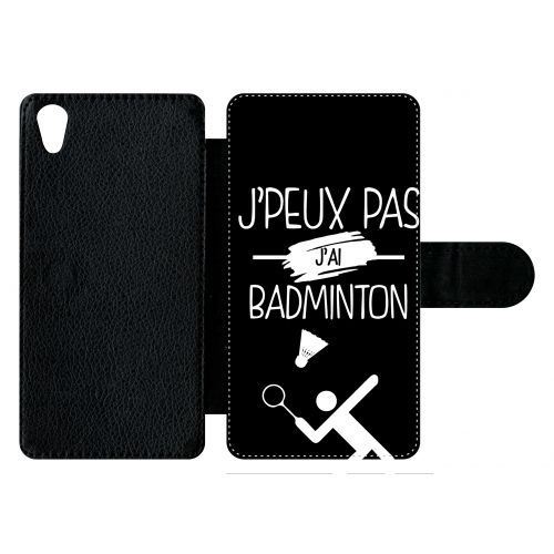 Etui sony xperia z5 j peux pas j ai badminton 2