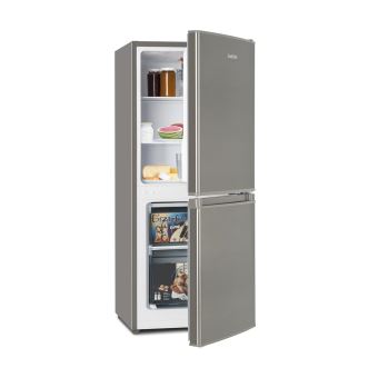 Klarstein Big Daddy Cool 100 Combine Refrigerateur Congelateur 106 Litres 73 33 Classe Energetique A Design Inox Refrigerateur Congelateur En Bas Achat