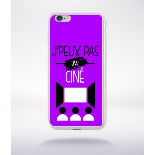 Coque transparente iphone 6+ plus j peux pas j ai cin 7